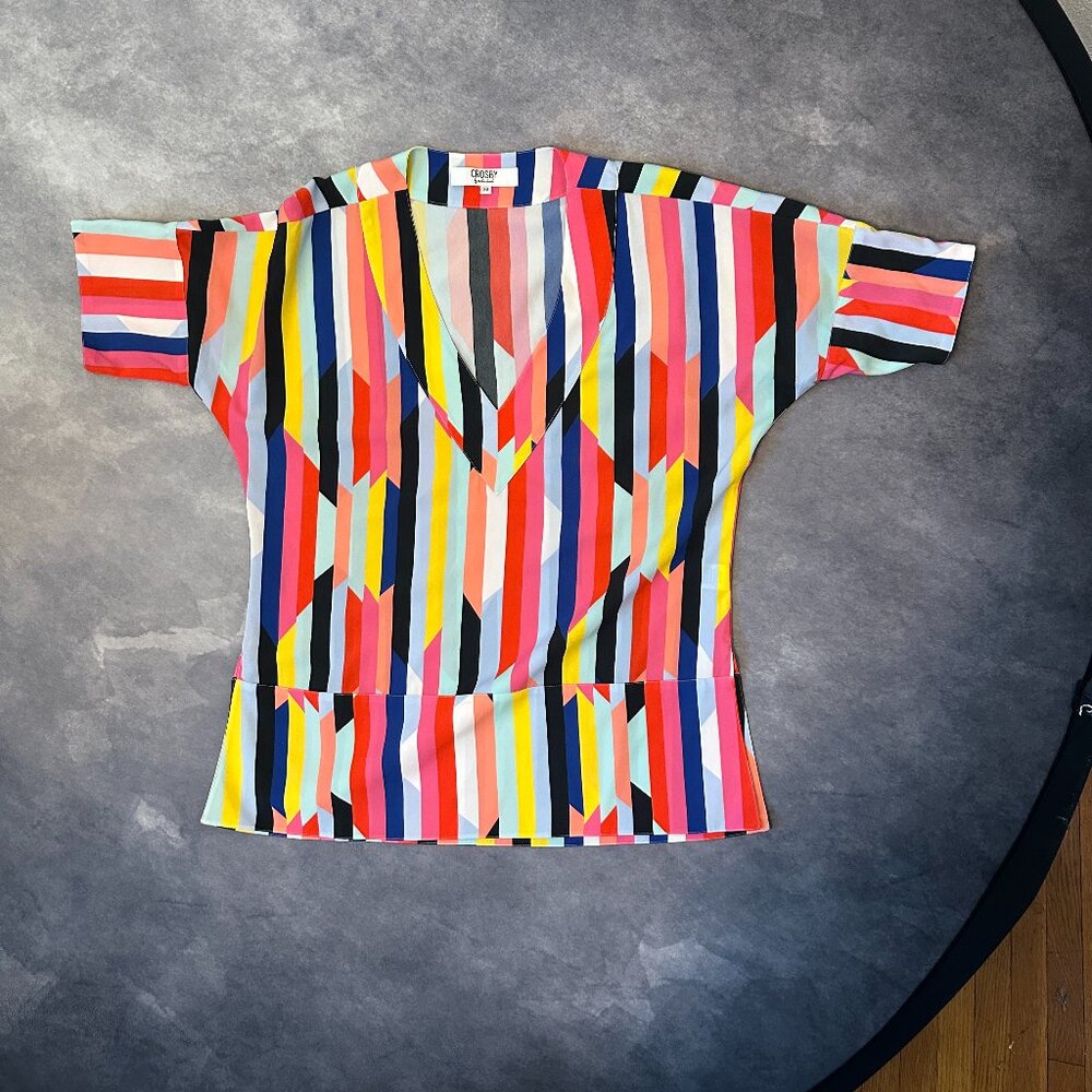 XS Crosby by Mollie Burch Striped Tunic Top